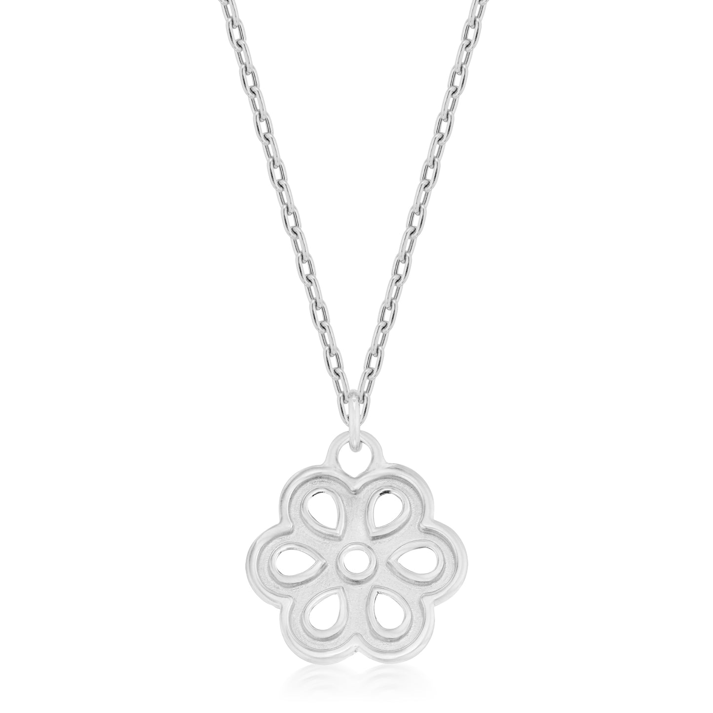 Small Naked Daisy Eyelet Necklace